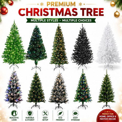 Snow flocked christmas tree - flocked,