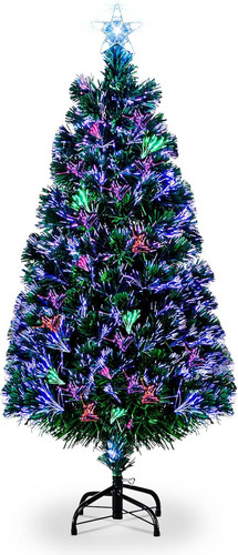 6ft pre lit fiber - fiber, optic