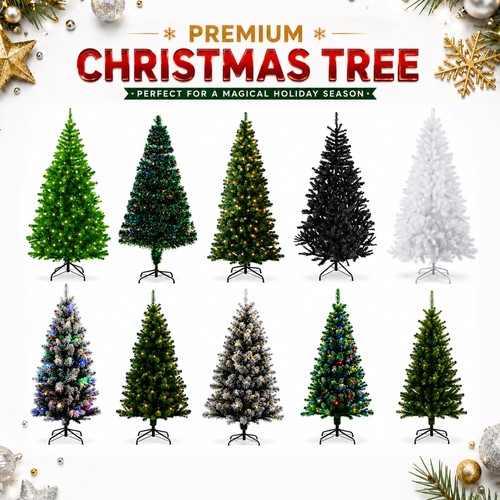 Fibre optic christmas - christmas, trees