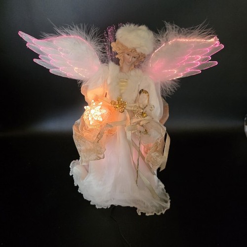 Lighted fiber optic angel - lighted,